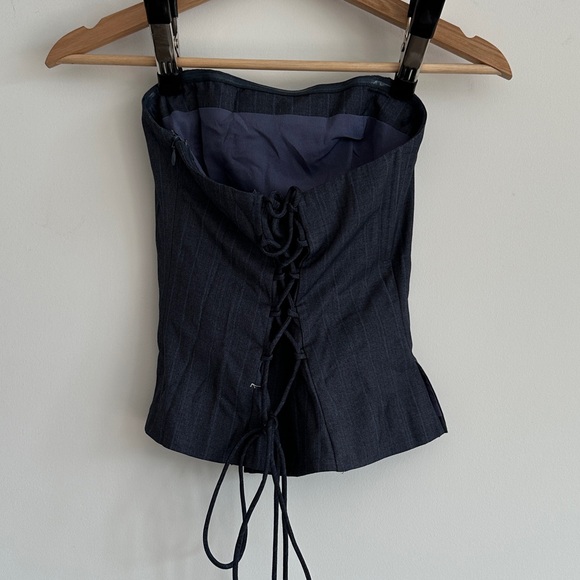 Astr - KALANI PINSTRIPE TUBE TOP xs EUC - Picture 3 of 7